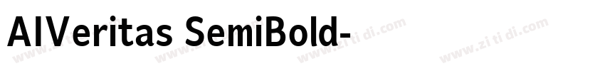 AIVeritas SemiBold字体转换 AIVeritas SemiBold字体转换
